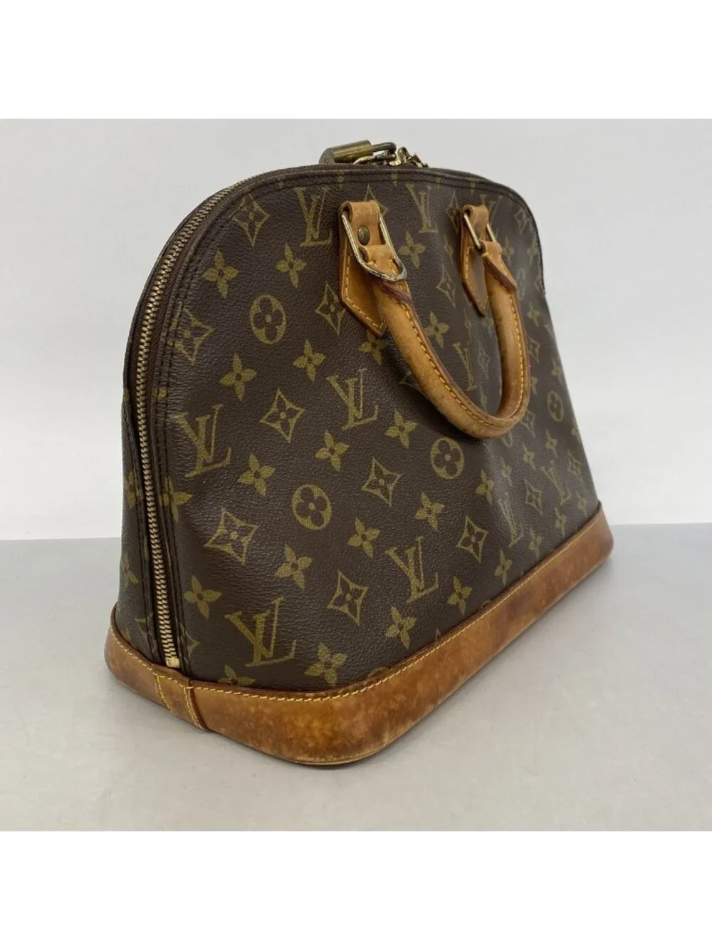Louis Vuitton Handbag Monogram Alma Brown